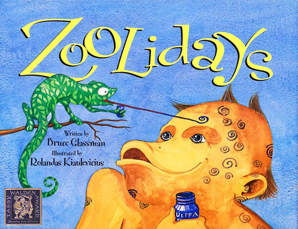 "Zoolidays" Hardcover Children's Book Illustrated by Rolandas Kiaulevicius Dabrukas