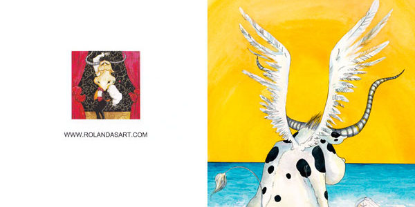 Greeting card “ANGEL” – Front And Back View Greeting card "ANGEL" - Front And Back View