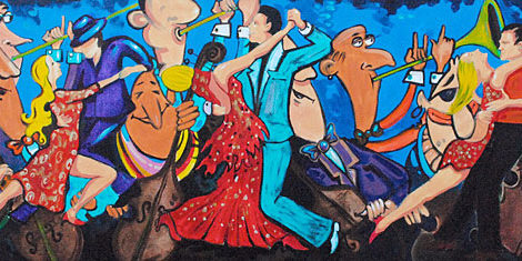 Acrylic Painting "JAZZ"