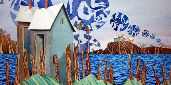 Watercolor Illustration "MESSAGES"