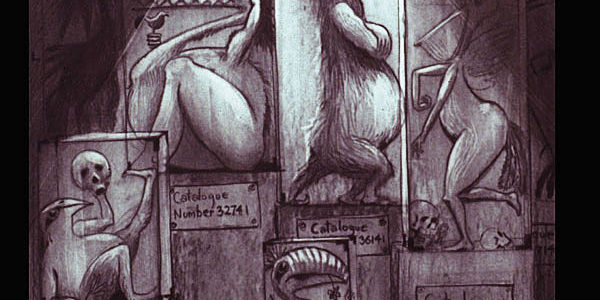 "LAB" Charcoal Drawing