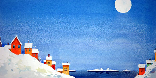 Watercolor Illustration "SERENITY"