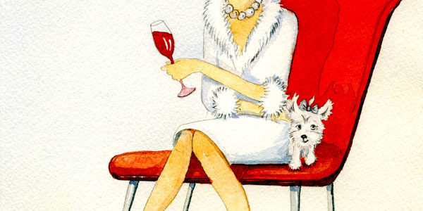 Watercolor Illustration "GIRLFRIENDS"