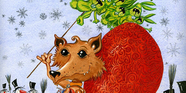 Watercolor Illustration "HOLIDAYS"