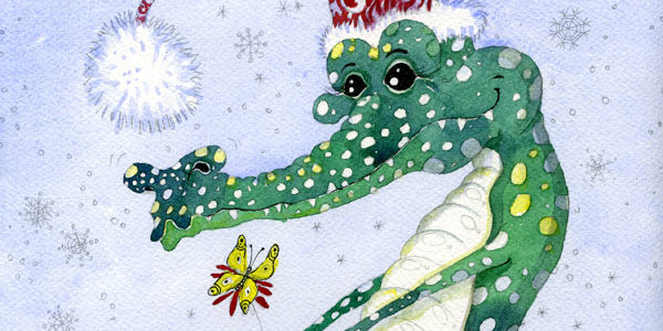 Watercolor Illustration “WINTER SURPRIZE” Watercolor Illustration "WINTER SURPRIZE"