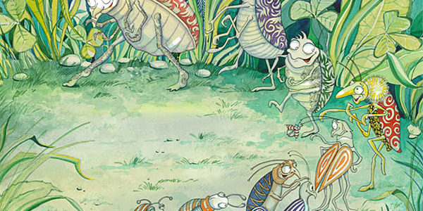 "BUGS" Watercolor Illustration