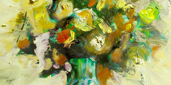 Mixed Media Painting "FLOWERS"