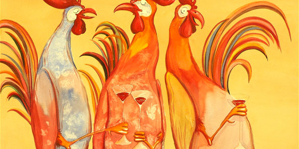 "Companions" Postcard - Front View