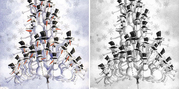 A Perfect Christmas Tree - Holiday Postcard