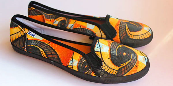 Keds Custom Design Slip Ons Women's Shoes "Extravaganza"