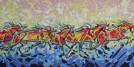 Acrylic Painting "Quest"